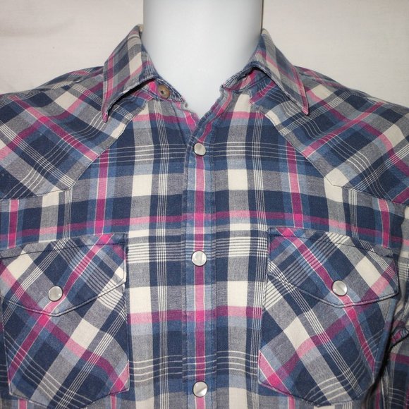 7 For all Man kind colorful men's button shirt - Picture 1 of 8